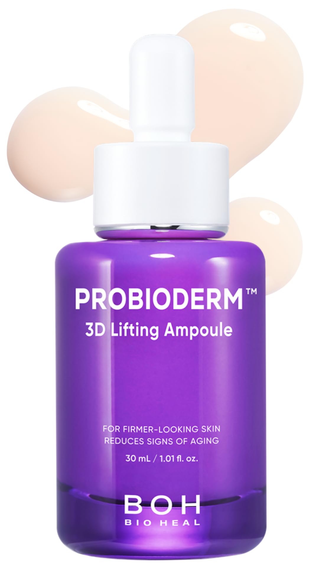 BIOHEAL BOH Probioderm 3D Lifting Ampoule bottle demonstrates premium daily-use design for lifted-looking skin.
