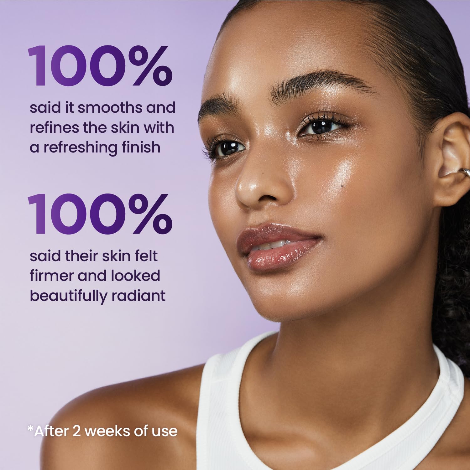 BIOHEAL BOH Probioderm 3D Lifting Cream Mist on face during application.