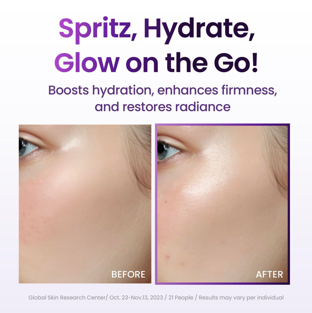 BIOHEAL BOH Probioderm 3D Lifting Cream Mist texture reveals two-layer formula.