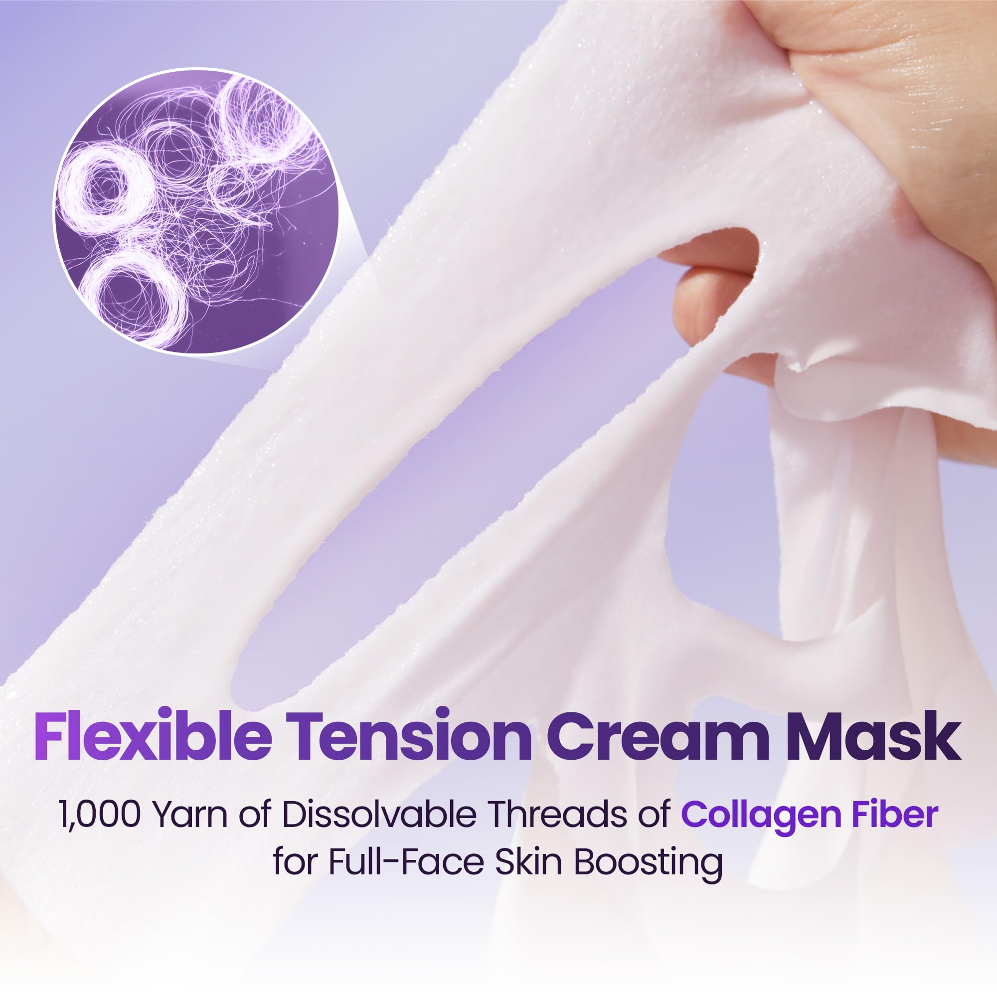 BIOHEAL BOH Probioderm 3D lifting mask 17 peptides enhance elasticity and smooth lines.