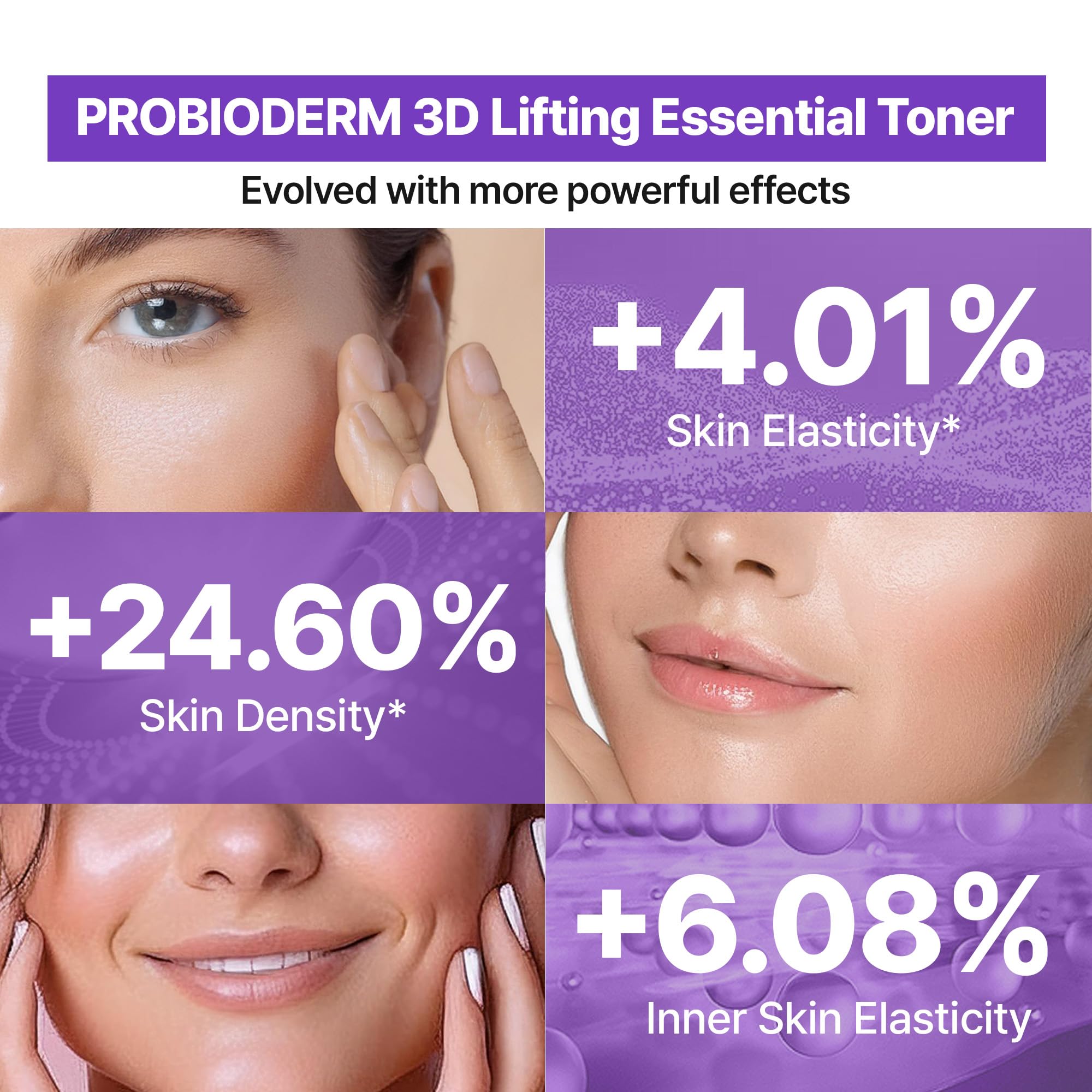 BIOHEAL BOH Probioderm 3D Lifting Toner bottle closeup shows sleek bottle for easy application.