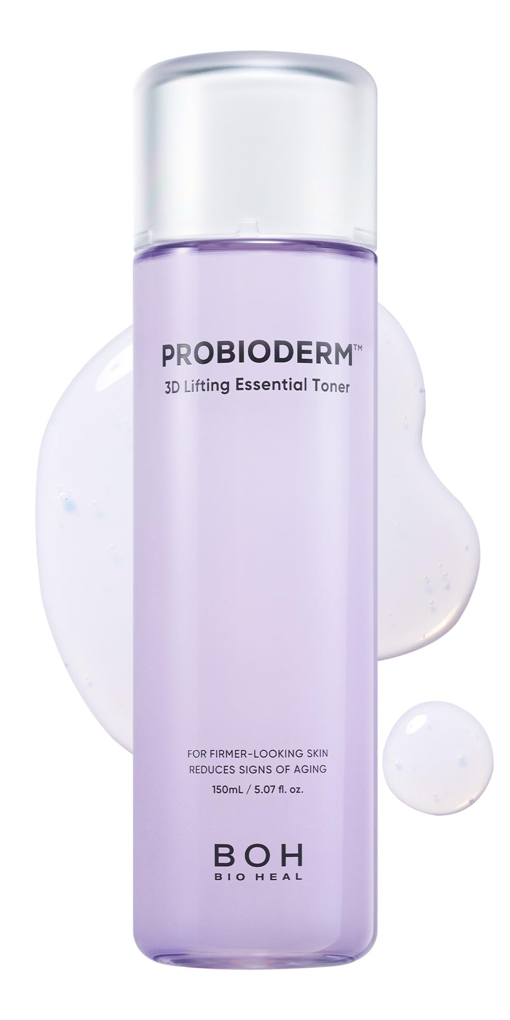 BIOHEAL BOH Probioderm 3D Lifting Toner packaging highlights premium design for daily use.