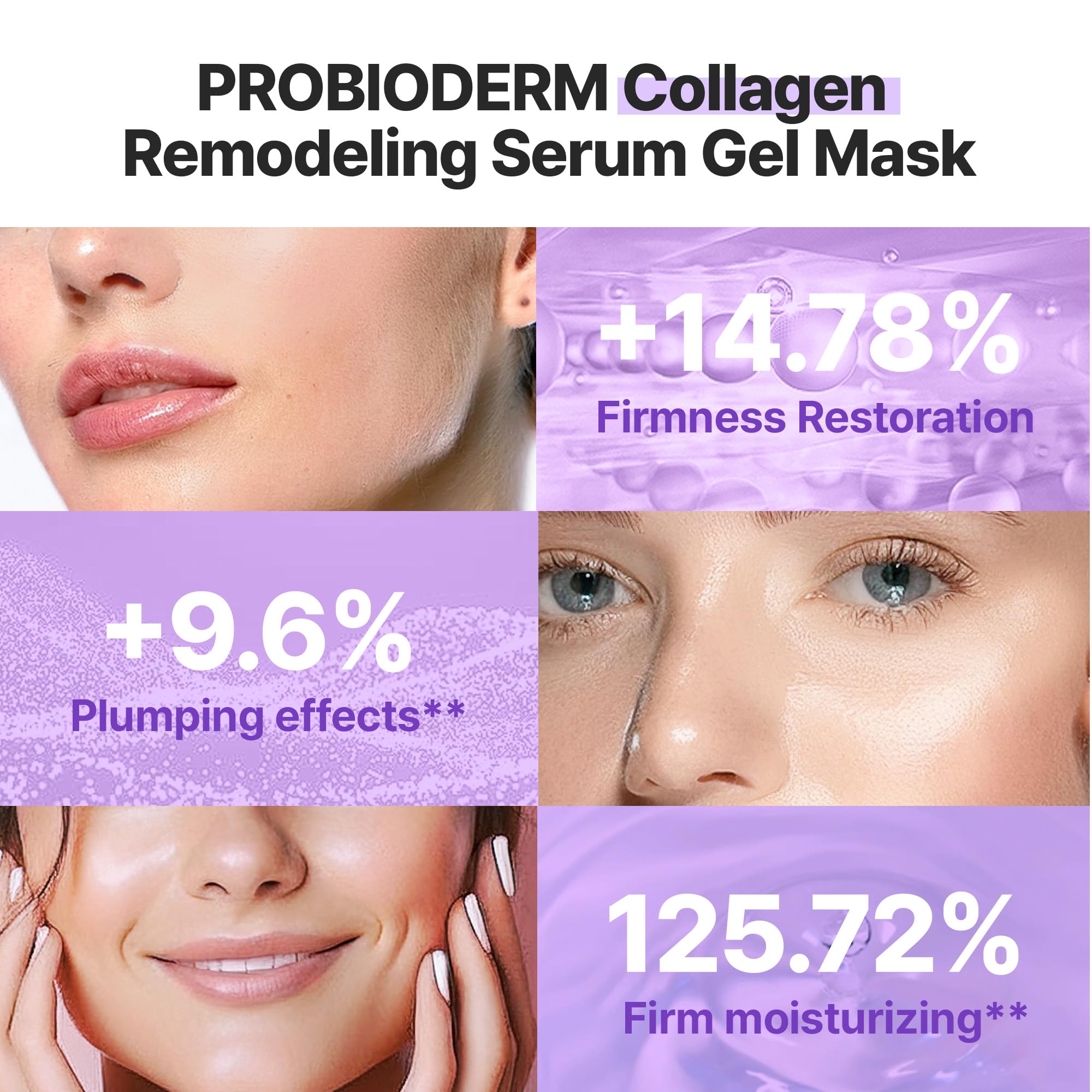 BIOHEAL BOH PROBIODERM mask absorption showing transparent layer after absorption.