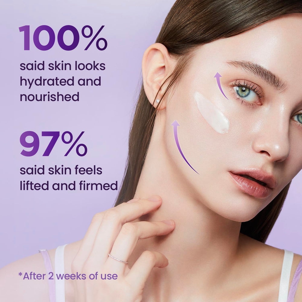BIOHEAL BOH Probioderm night cream being applied for overnight rejuvenation.