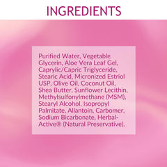 Biolabs Pro ingredients label highlights MSM and shea for natural care
