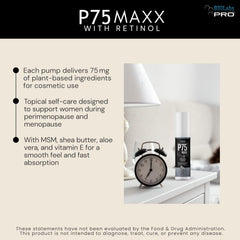BIOLABS PRO Progest Cream pump-action shot demonstrates quick, smooth absorption during routine application
