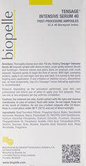 Biopelle Tensage Intensive Serum 40 ampoule bottle closeup shows oil-free texture for daily use