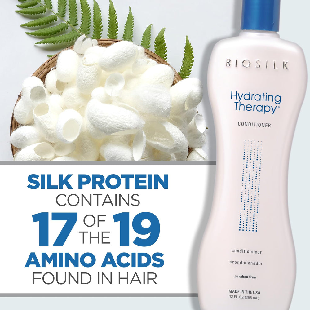 BioSilk Hydrating Conditioner yields silky shine and healthy-looking finish