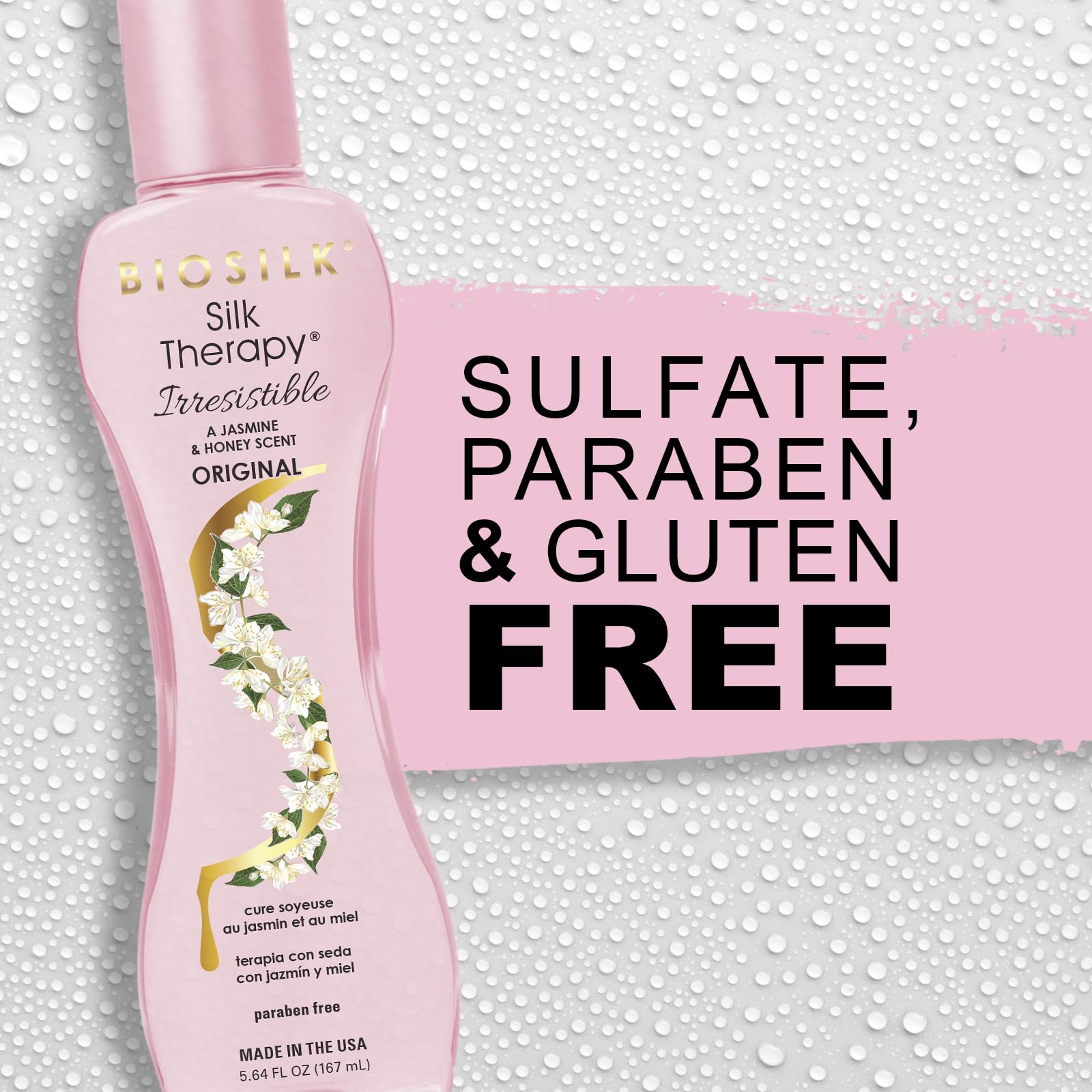 BioSilk Irresistible cruelty-free symbol indicates an ethical product.