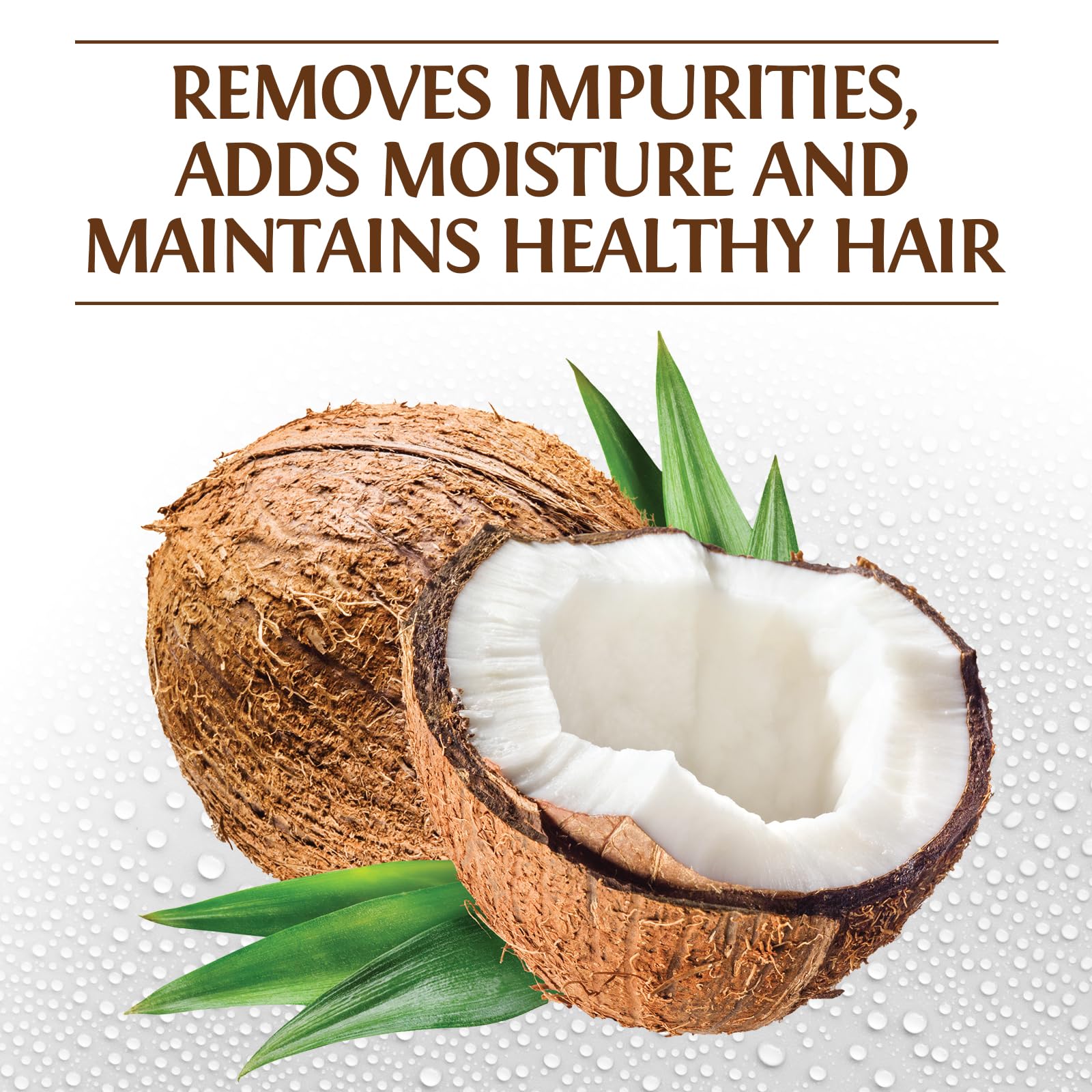 BioSilk Silk Therapy Coconut Oil Moisturizing Shampoo poured into palm for smoothing hydration.