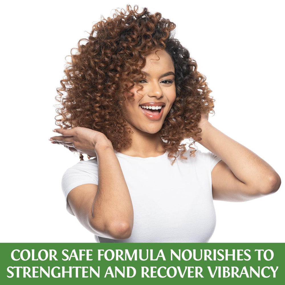 BioSilk Silk Therapy Coconut Oil Moisturizing Shampoo on silky, healthy-looking hair after wash.