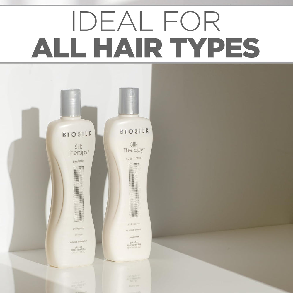 BioSilk Silk Therapy Duo Pack front packaging with cruelty-free branding