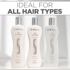 BioSilk Silk Therapy Kit on display for complete shine routine