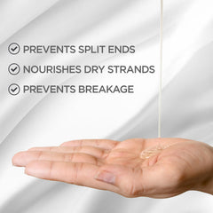 BioSilk Silk Therapy Lite pump dispense demonstrates easy, even application for mid-length to ends