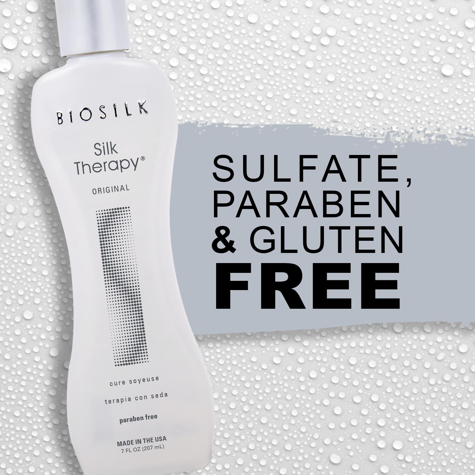 BioSilk Silk Therapy Original bathroom routine addition for everyday shine.