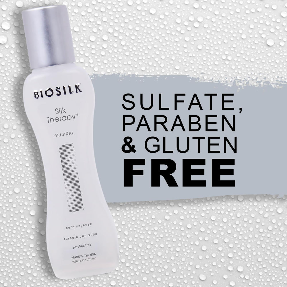 BioSilk Silk Therapy Original cruelty-free badge highlights ethical formulation.