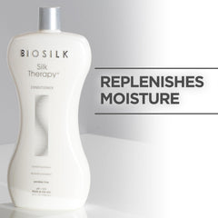 BioSilk Silk Therapy Conditioner UV filters shield hair during sun exposure