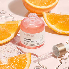 BIOSSANCE Damascus Rose aroma evokes calming skincare ritual