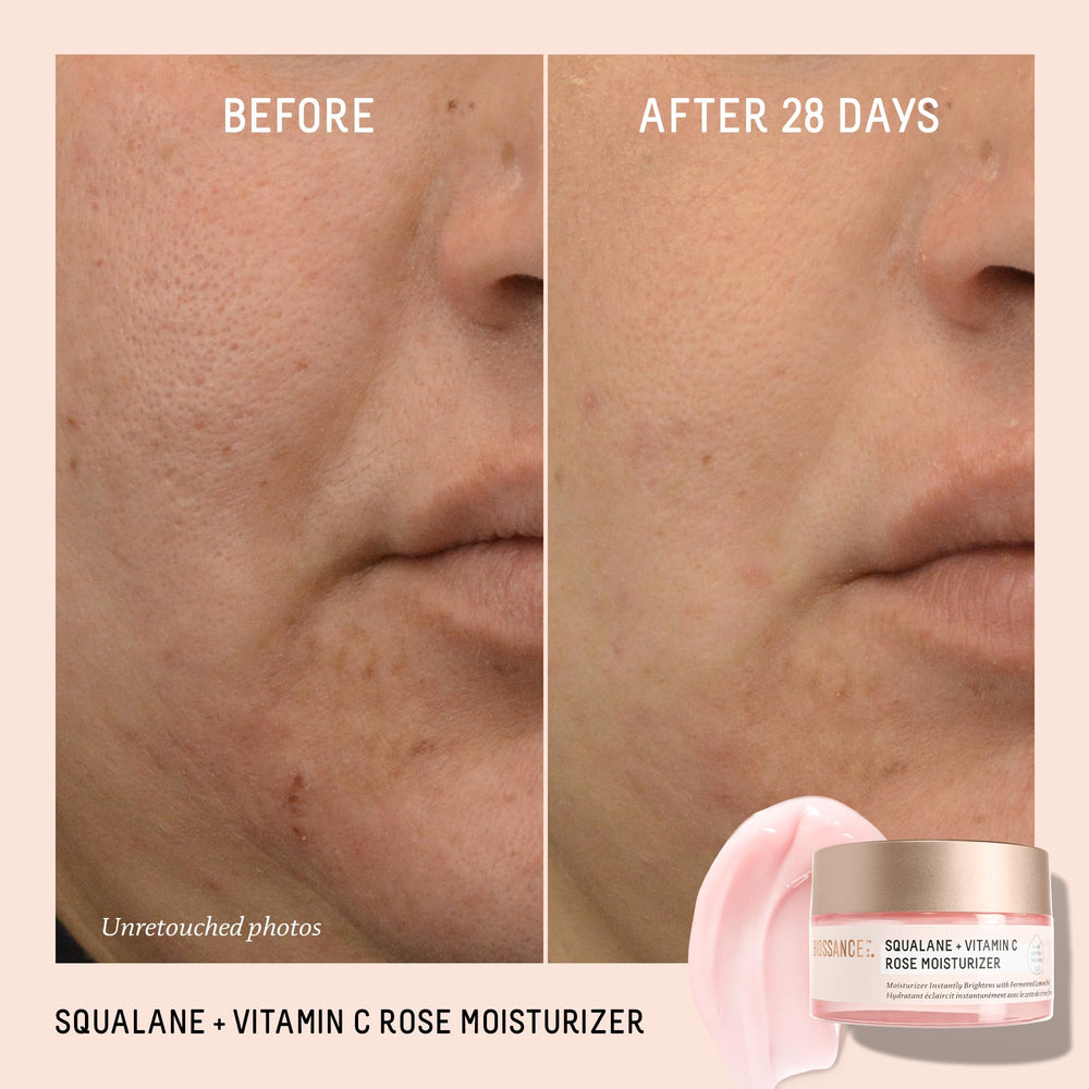 BIOSSANCE Damascus rose extract nourishes with a natural glow