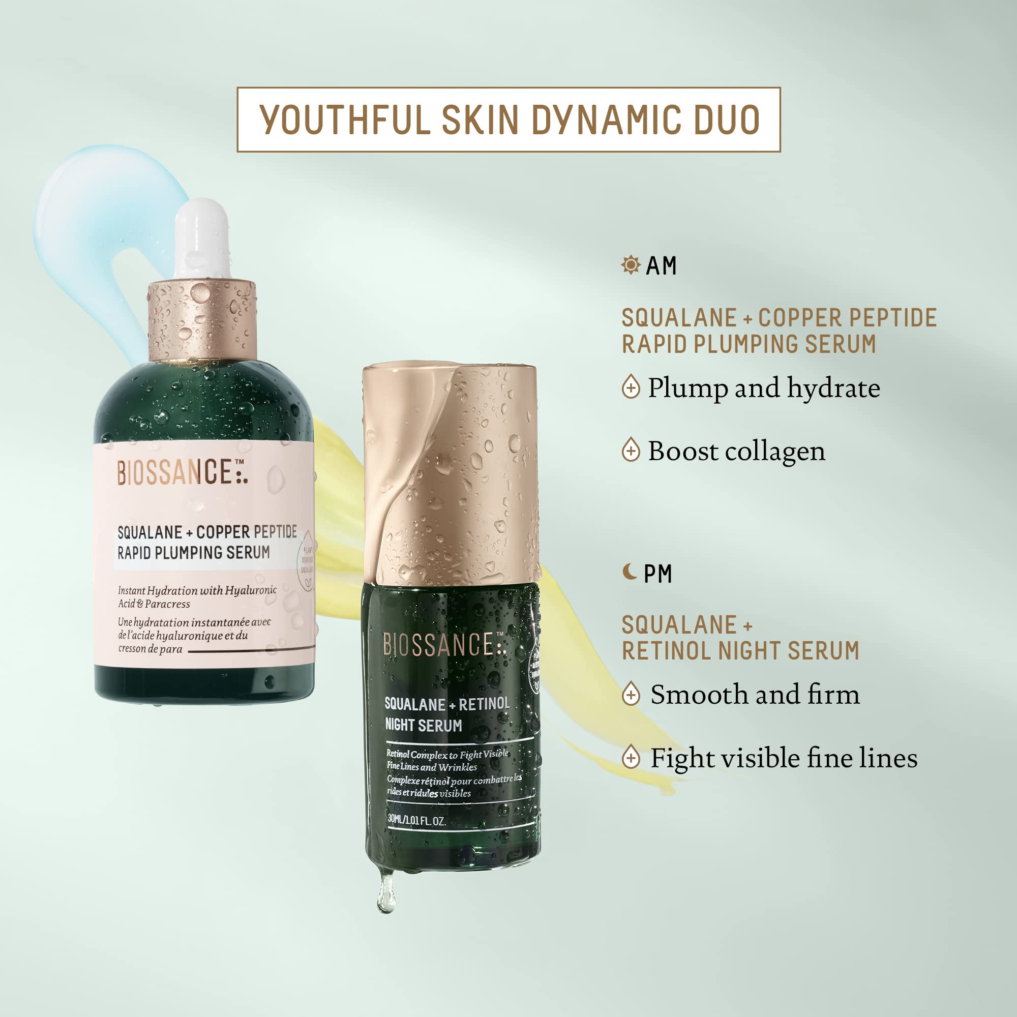 BIOSSANCE Ectoin shield hints at environmental protection during daily use.