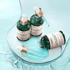 BIOSSANCE Polyglutamic acid moisture boost pictured on skin.