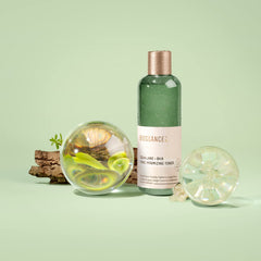 BIOSSANCE Squalane + BHA Toner liquid texture highlights refreshing, non-irritating formula.