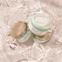 Biossance Squalane + Caffeine Toning absorption closeup emphasizes quick uptake.