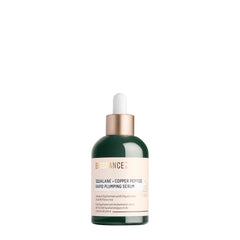 BIOSSANCE Squalane + Copper Peptide Serum bottle closeup shows instant hydration.