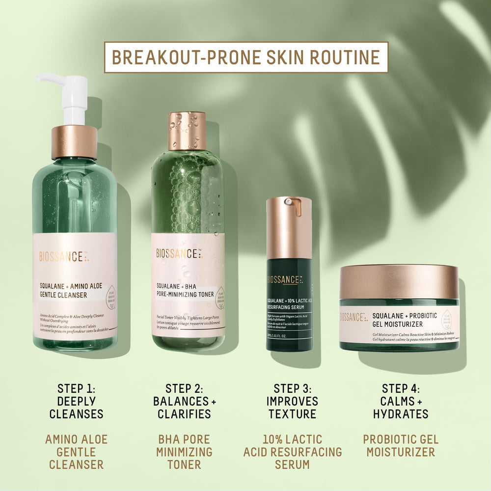 BIOSSANCE redness-relief closeup showcasing calming effect for reactive skin.