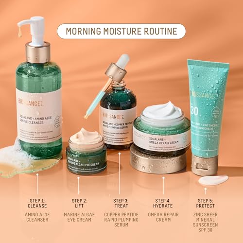 Biossance Squalane Zinc sunscreen outdoor use, broad-spectrum protection