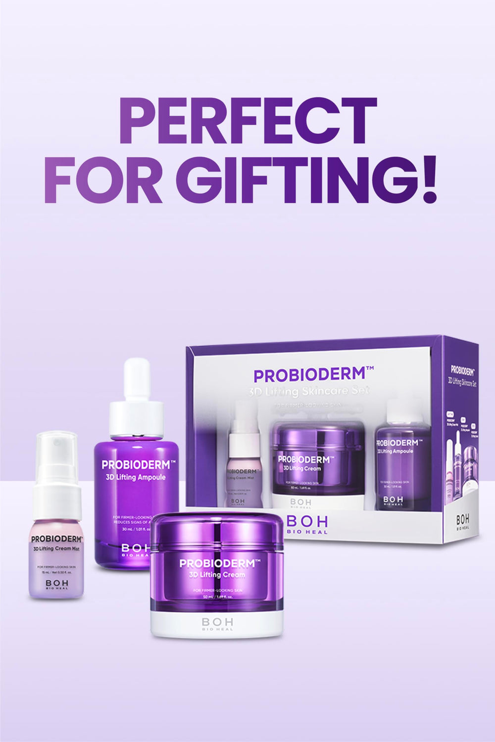 BIOHEAL BOH Probioderm night ritual scene suggesting nightly hydrating regimen.