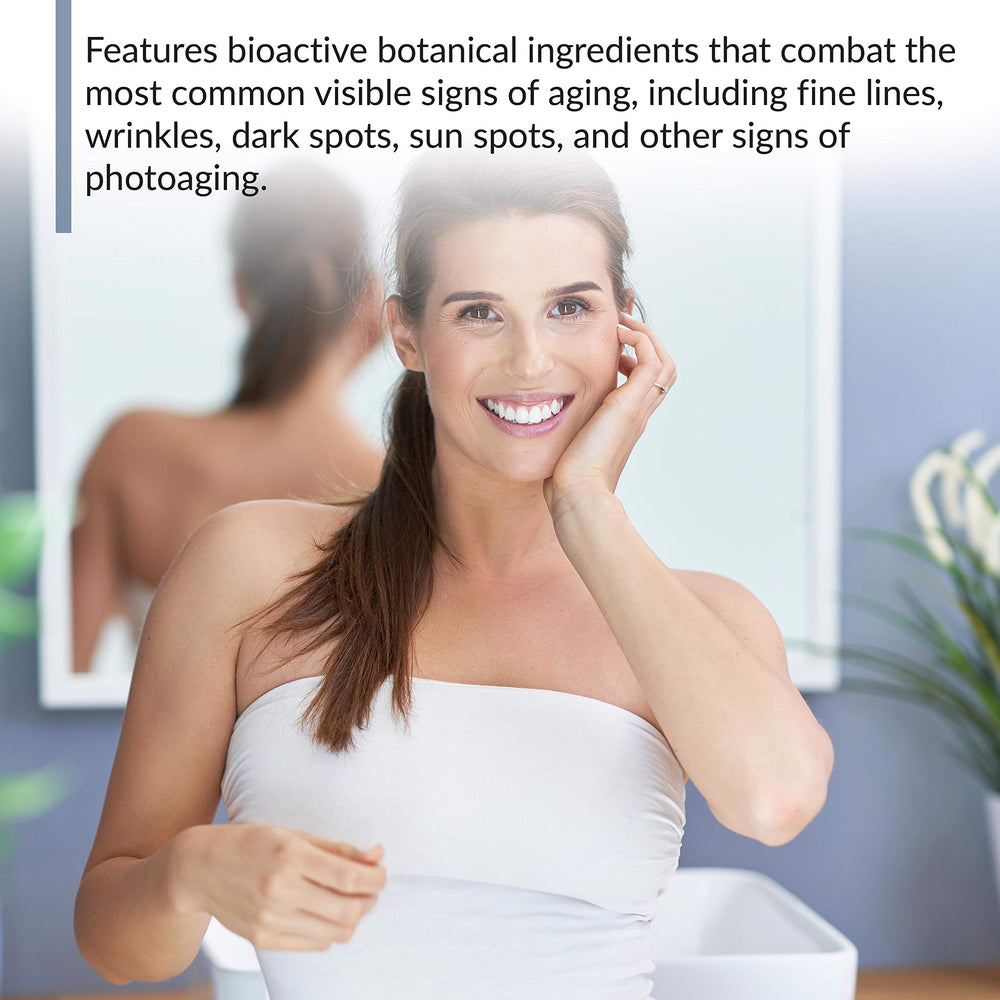 Close-up of BioTrust Ageless Glow texture showing non-greasy hydration.