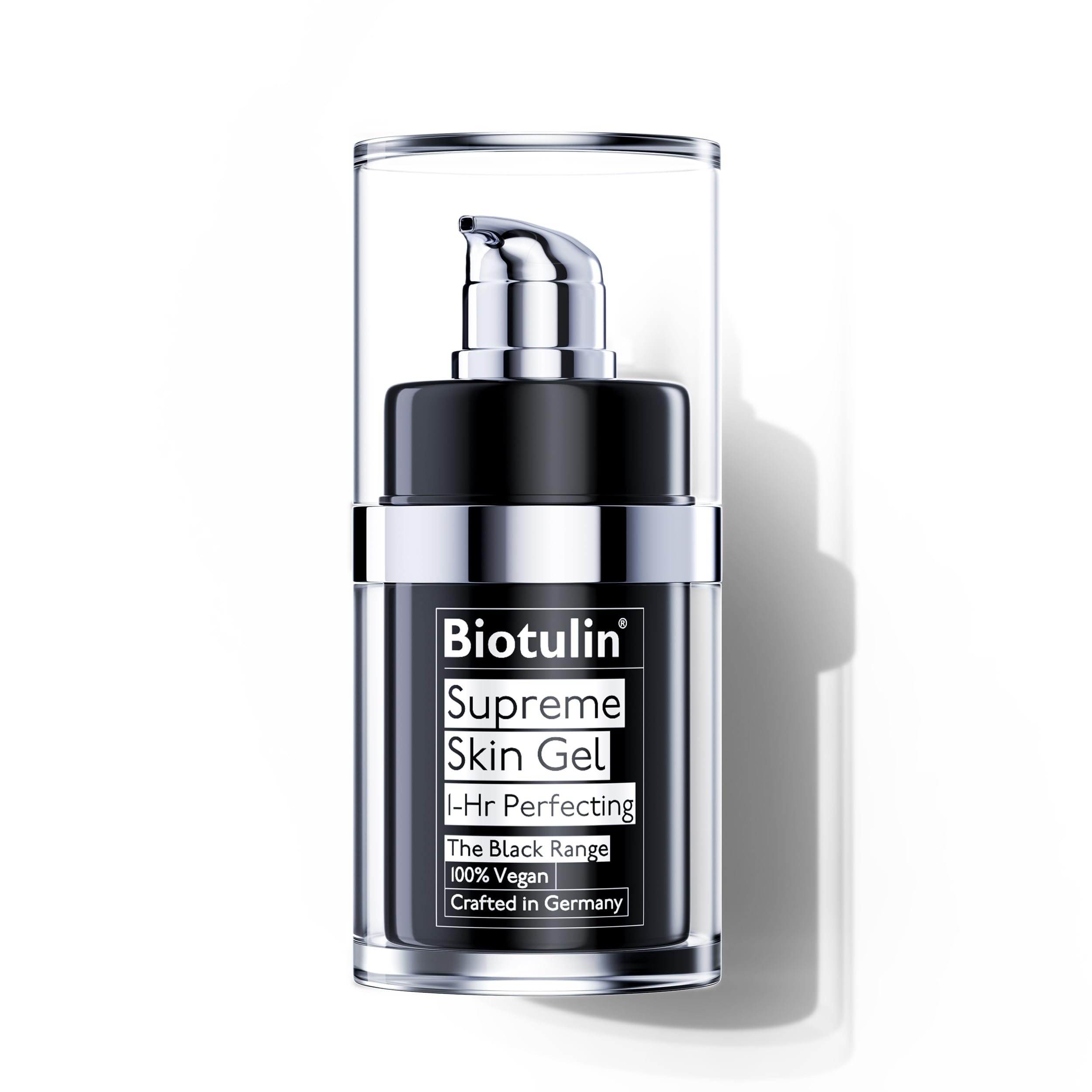 Biotulin Supreme Skin Gel packaging ready for travel hydration.