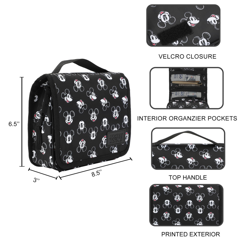 Bioworld Disney Mickey Heads all-over print blends fashion with practical storage