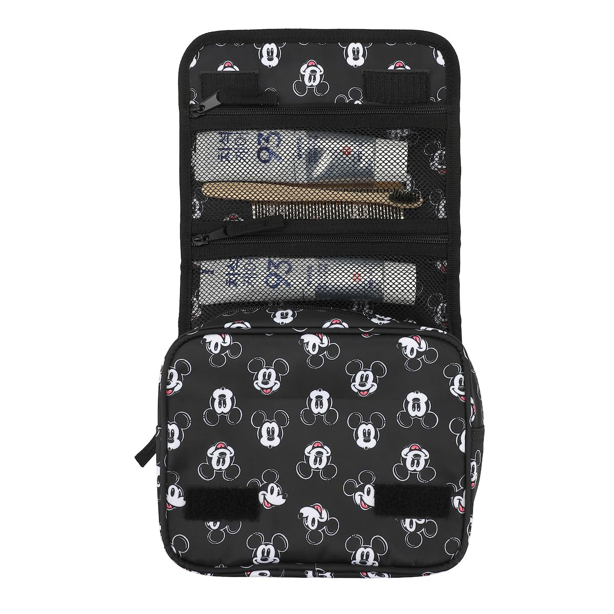Bioworld Disney Mickey Heads bag highlights dimensions 6.5 by 8.5 inches for easy travel planning