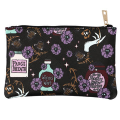 Bioworld Nightmare Before Christmas spooky Sally bag shot ideal for makeup and accessories on trips.