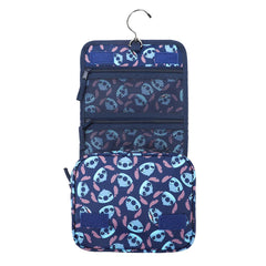 Bioworld Disney Stitch heads all-over print on kit, vibrant travel companion for easy spotting.