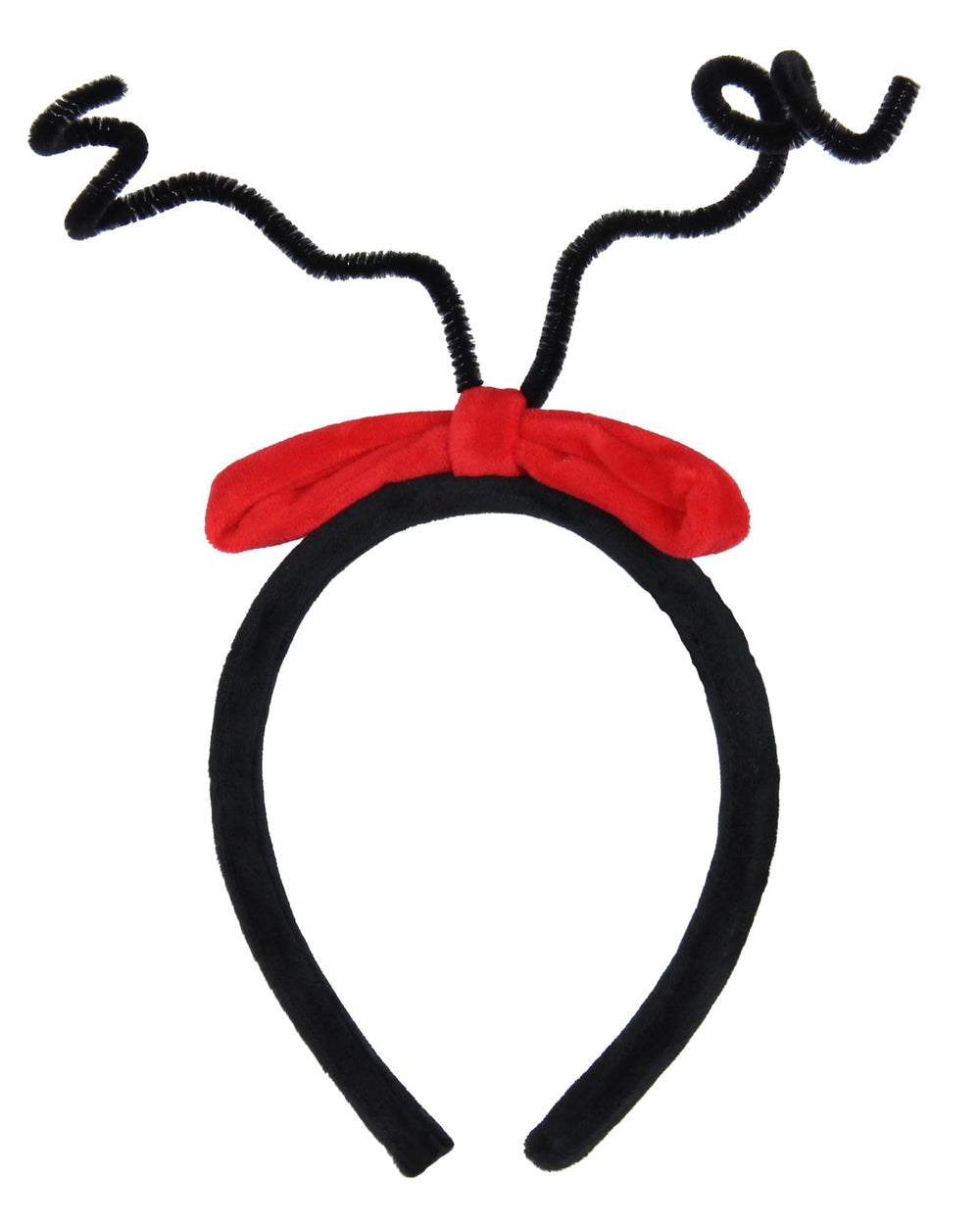 Bioworld Cindy Lou Who headband flat lay showcases one-size-fits-most versatility