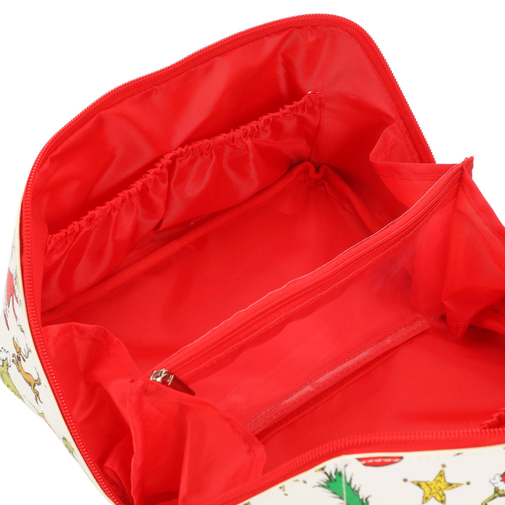 Bioworld The Grinch cosmetic bag durable material for everyday use.