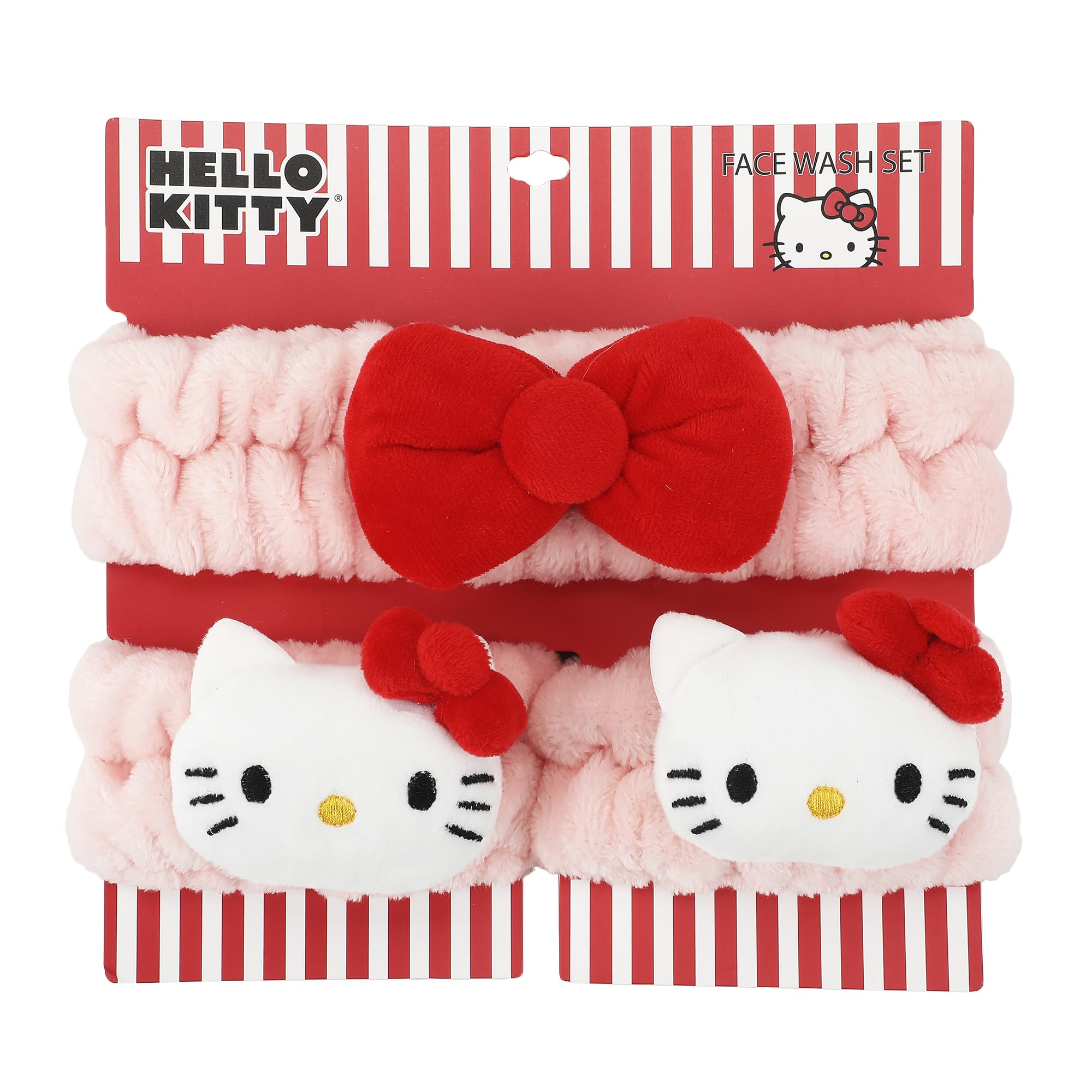 Bioworld Hello Kitty damp-cloth care for maintaining towel freshness.
