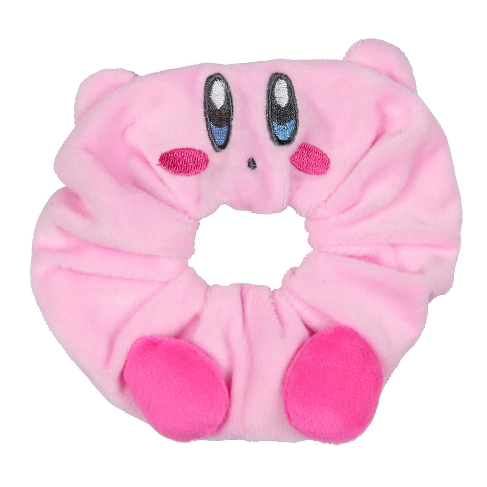 Bioworld Kirby satin-touch scrunchies provide smooth wear with reduced pulling.