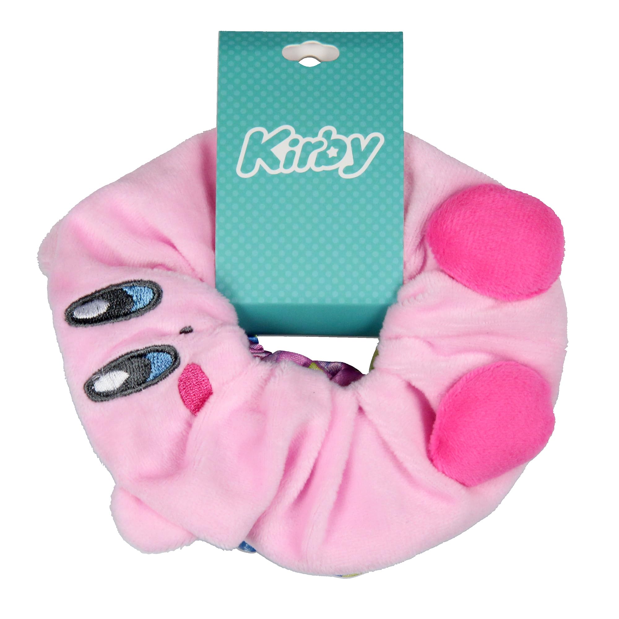 Bioworld Kirby 3-piece set shown on ponytail, ideal for casual wear.