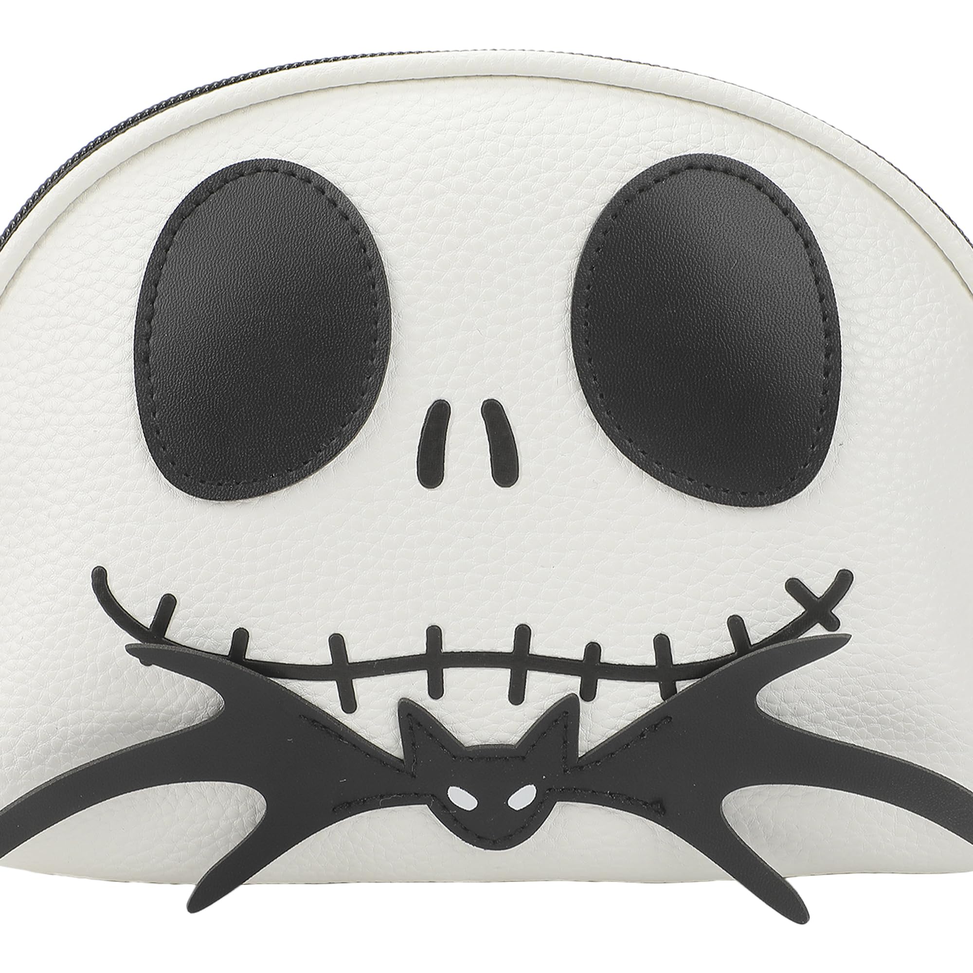 Bioworld Nightmare Before Christmas Jack Skellington white cosmetic bag dimensions 18-5x15x8 cm