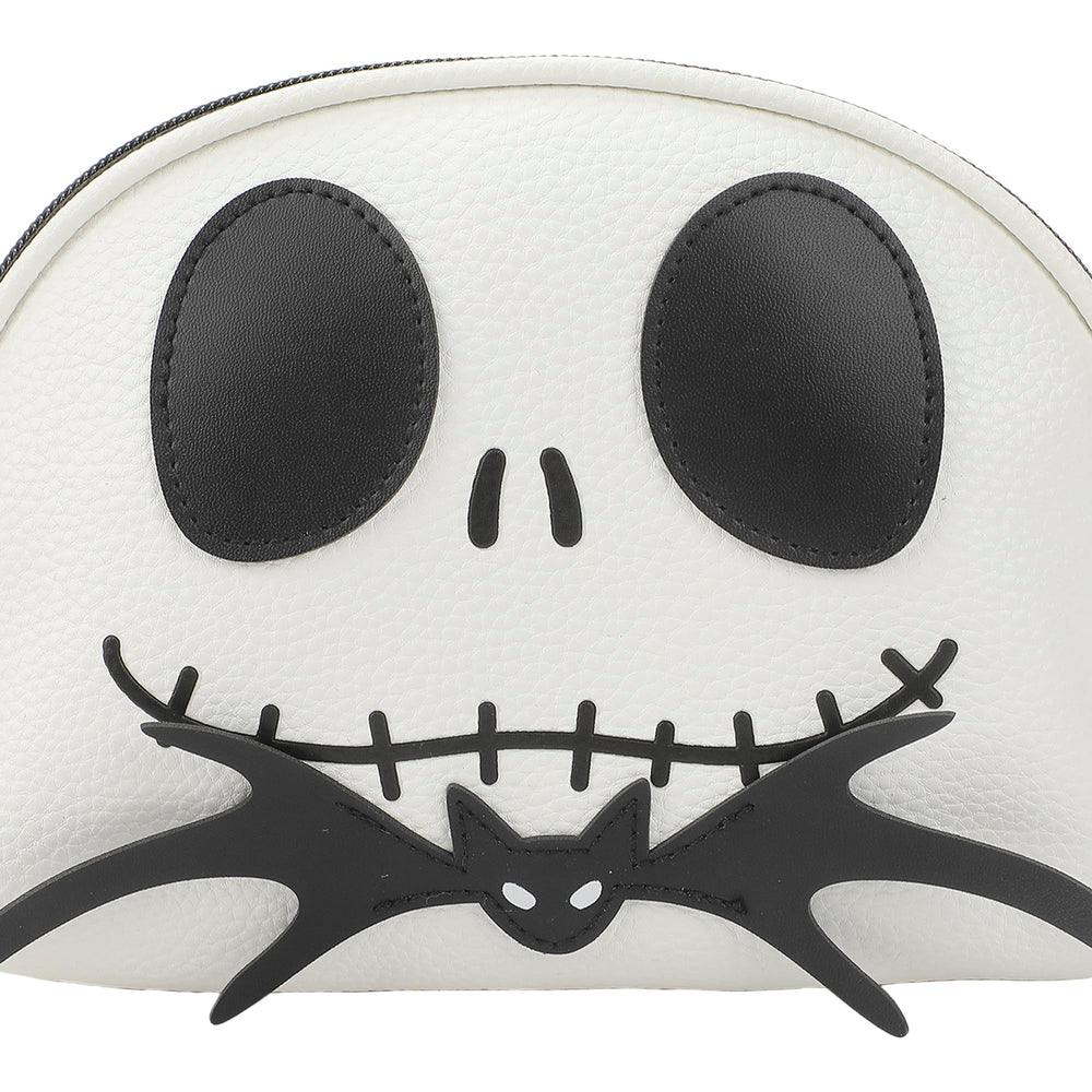 Bioworld Nightmare Before Christmas Jack Skellington white cosmetic bag dimensions 18-5x15x8 cm