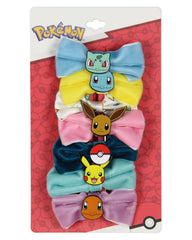 Bioworld Pokemon velvet bow Bulbasaur clip complements casual and party outfits.