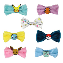 Bioworld Pokemon velvet bow Pikachu clip adds playful charm to daily hairstyles.