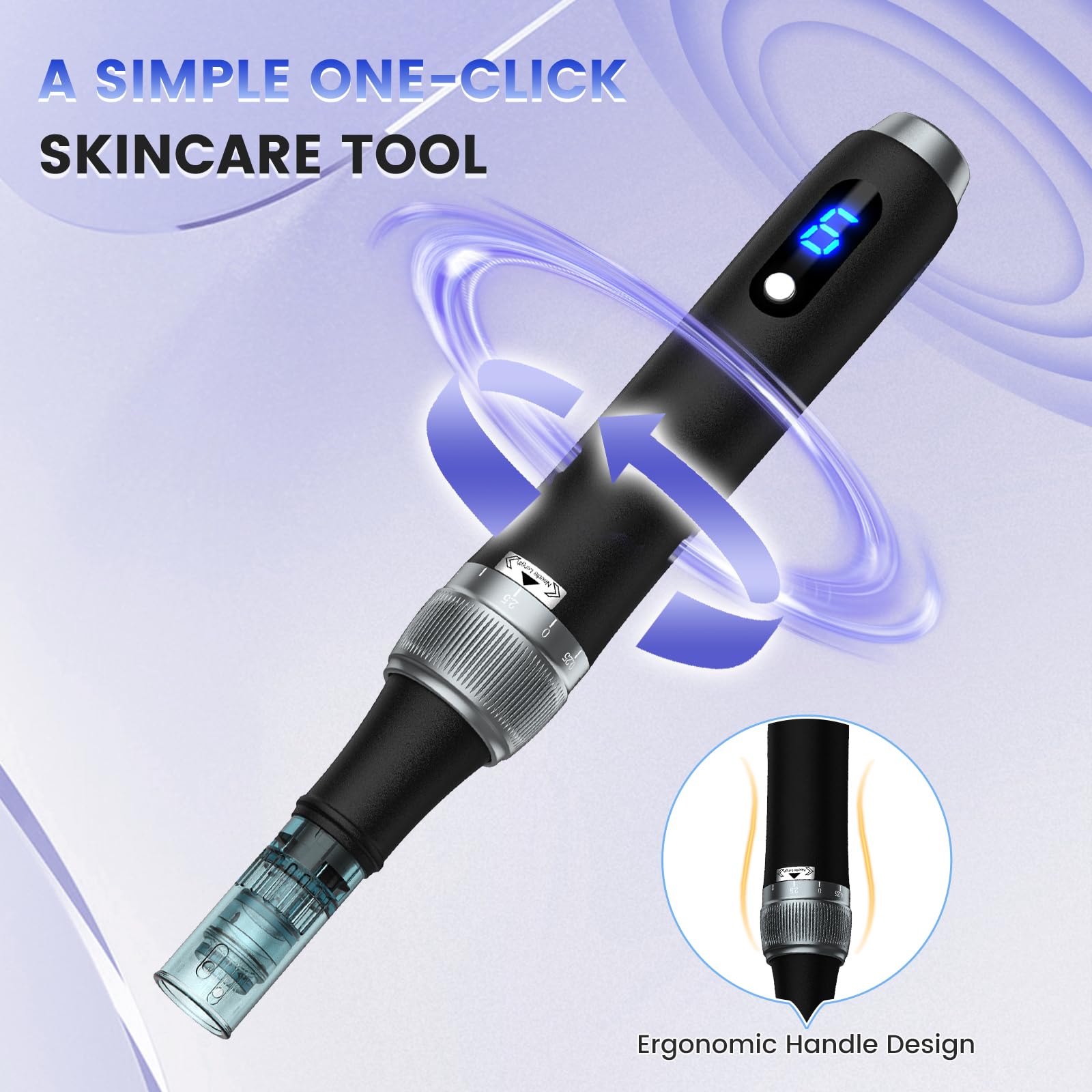 Bird Here Derma Roller packaging box showcasing portable beauty tool