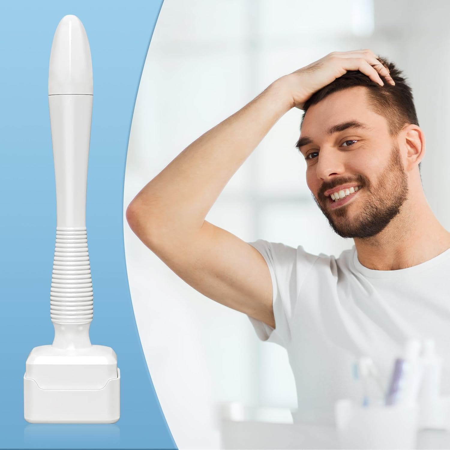 Bird Here grip detail highlighting ergonomic handle for controlled, comfortable use