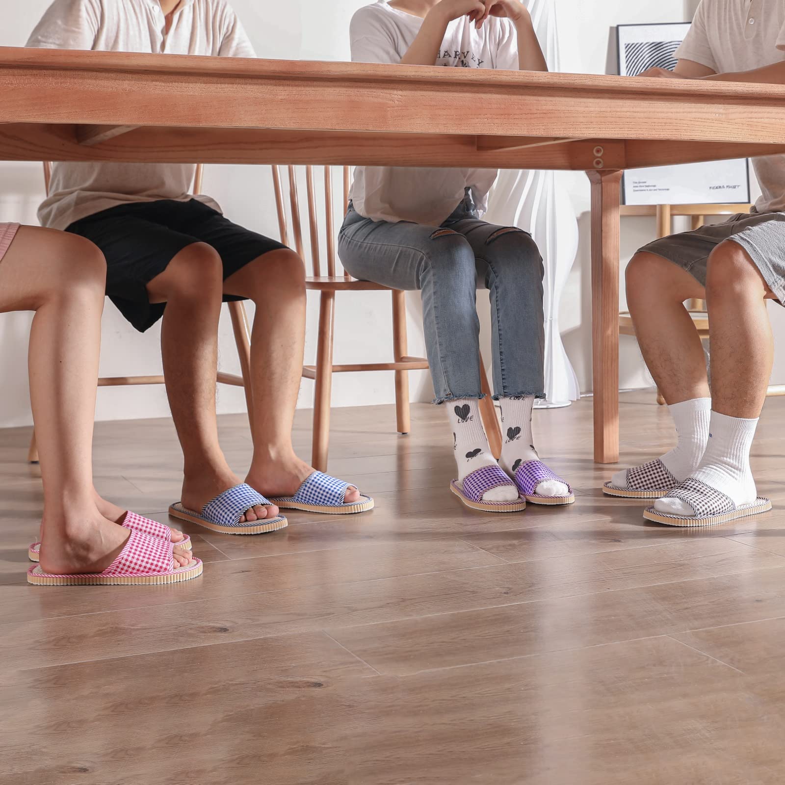 Biroris hotel and home slippers versatile for guest rooms and vacations