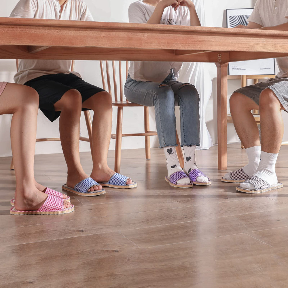 Biroris hotel and home slippers versatile for guest rooms and vacations